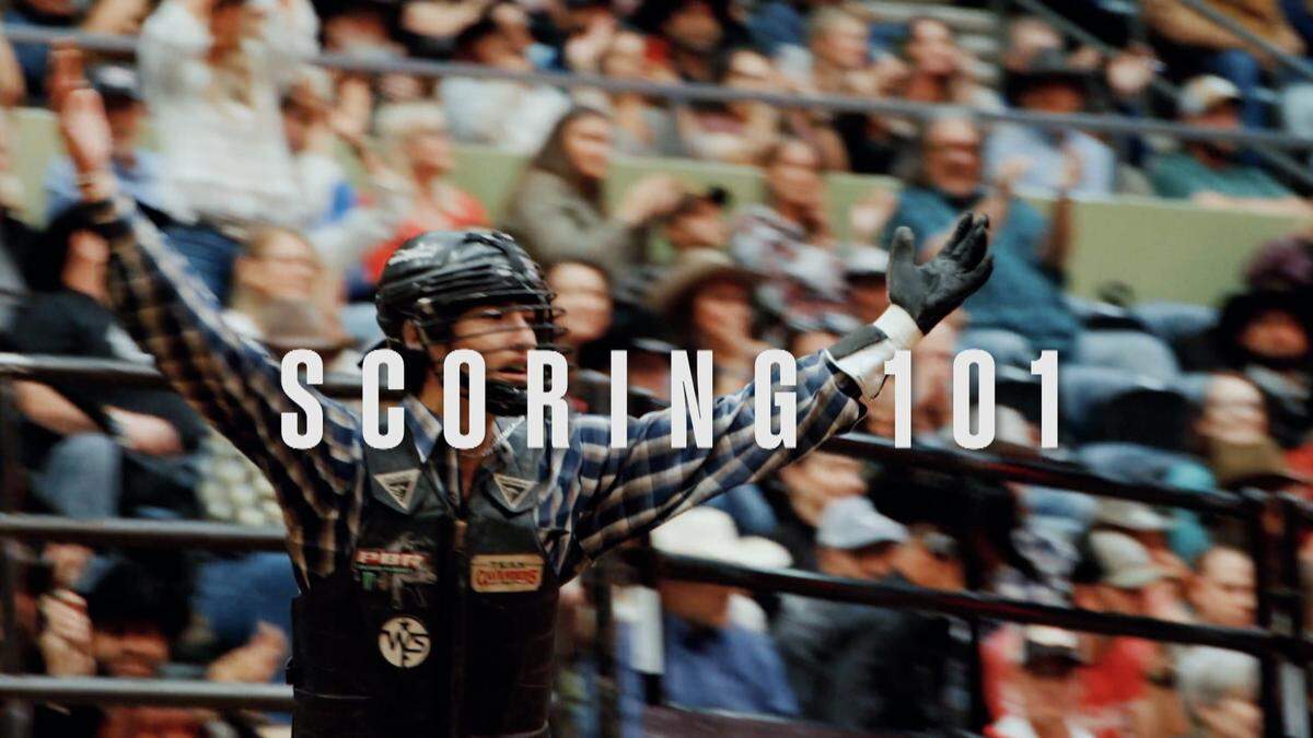 A bull rider with both hands raised above his head in celebration.