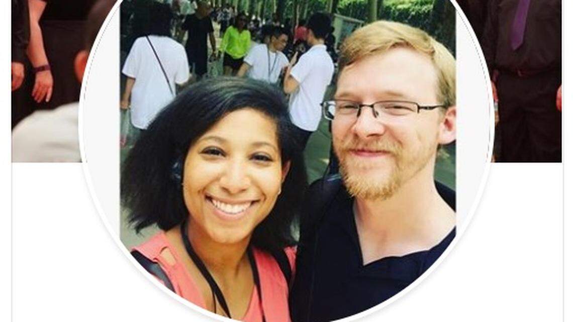 Jeremy Bowen (right) and Ashley Morrison (left) were killed in a car wreck near Weatherford on Saturday night.