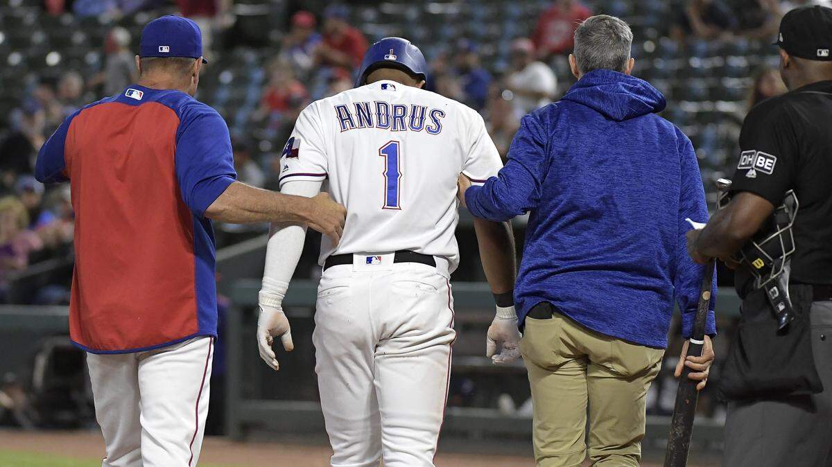 When Elvis Andrus headed to the dugout late Wednesday, he likely didn't expect it would be months before he came out of it again.