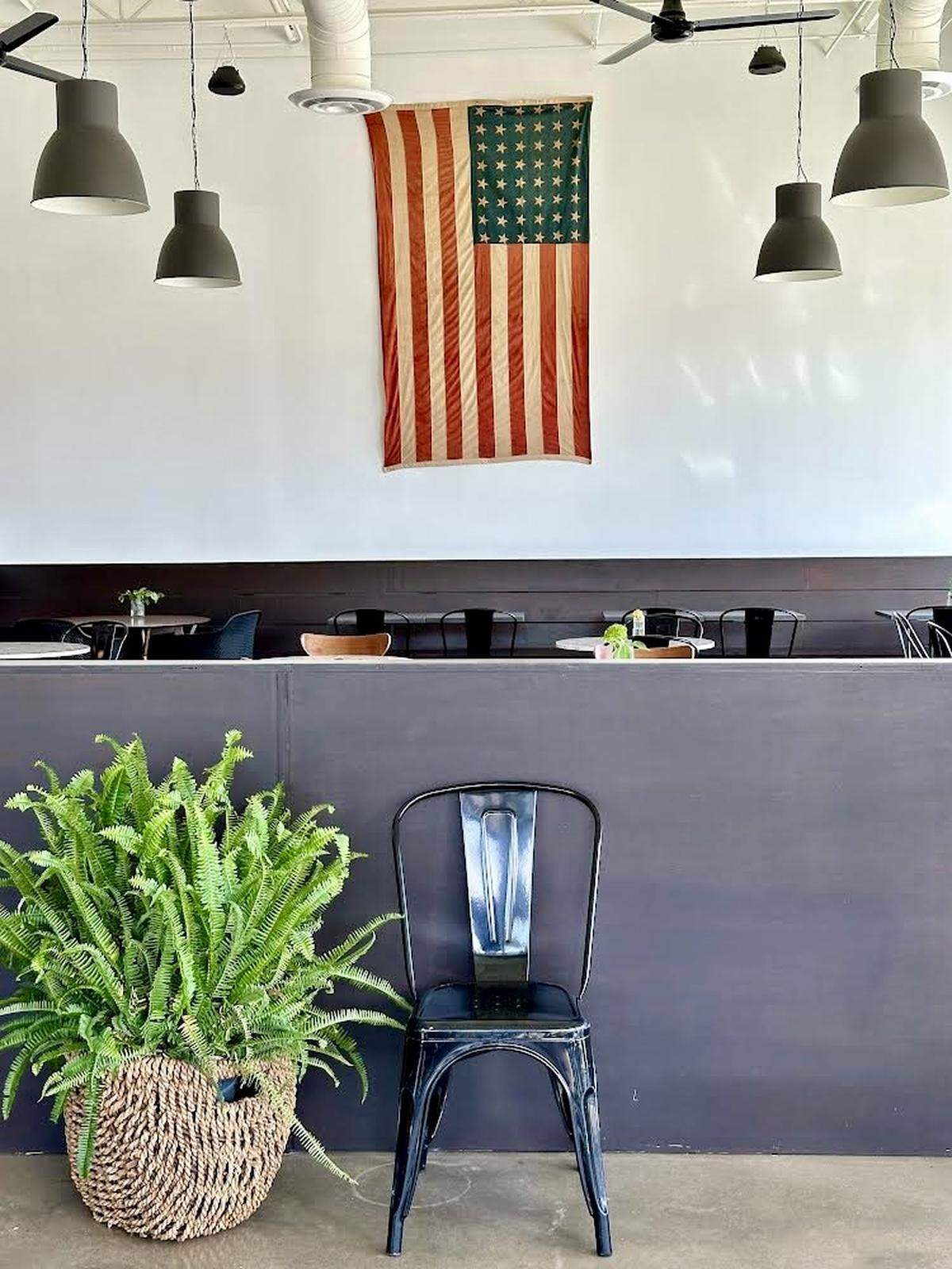 The simple interior at James Provisions.