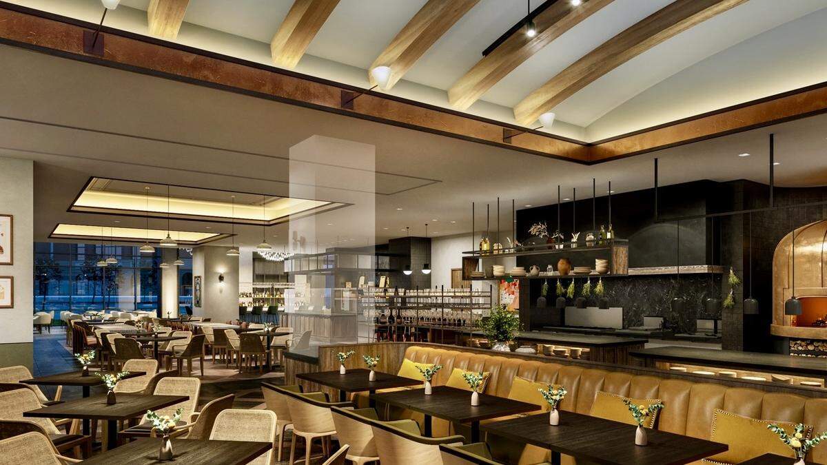The new Farena Italian restaurant in the Loews Arlington hotel.