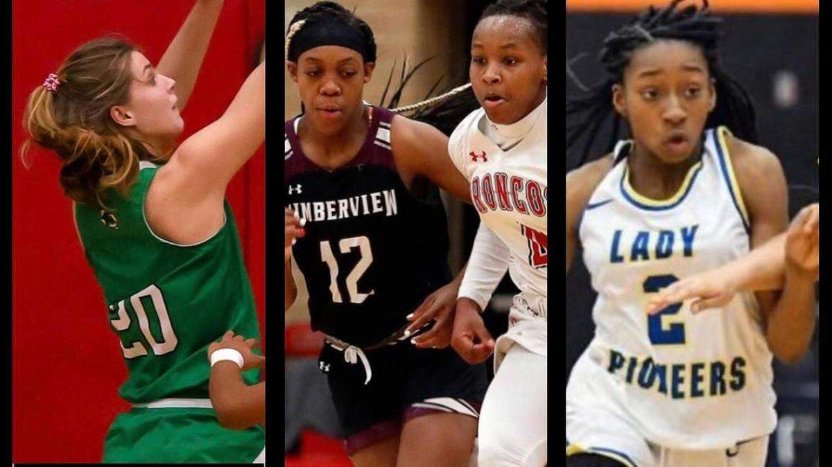 Southlake Carroll’s Camryn Tade, Mansfield Timberview’s Chrishawn Coleman, Mansfield Legacy’s Sirviva Legions and Boswell’s Nya Robertson are among the area leaders. (Star-Telegram)