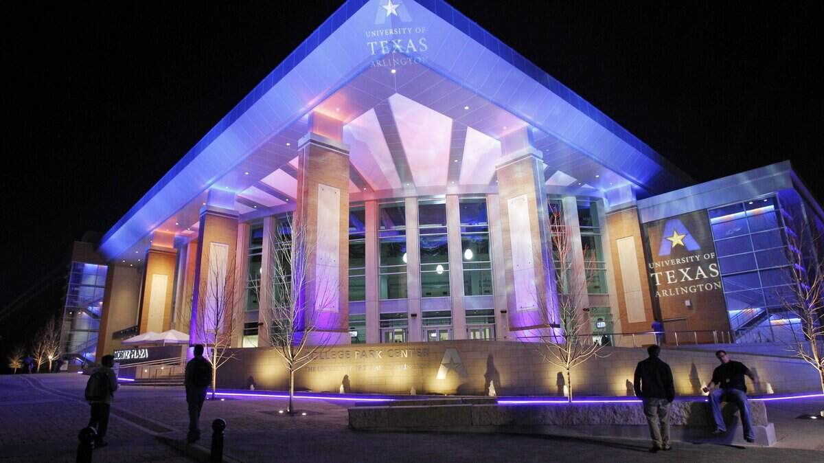 University of Texas at Arlington’s basketball team plays at the College Park Center.