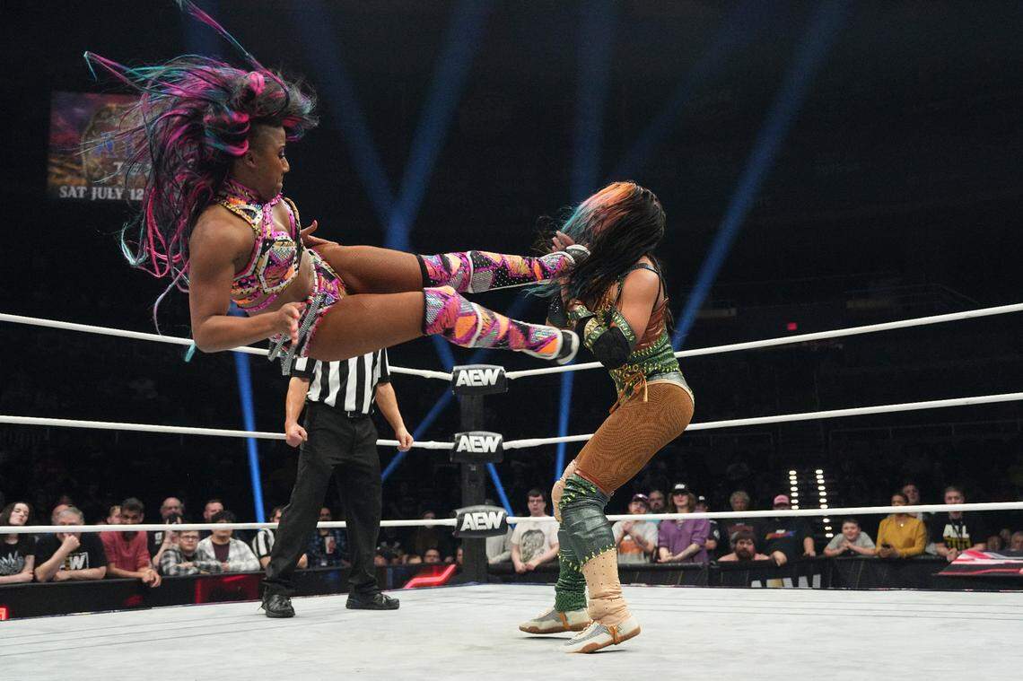 Athena, the Ring of Honor Women’s Champion, said she doesn’t know yet whether she’ll be involved at All In: Texas on Saturday, July 12, at Globe Life Field.