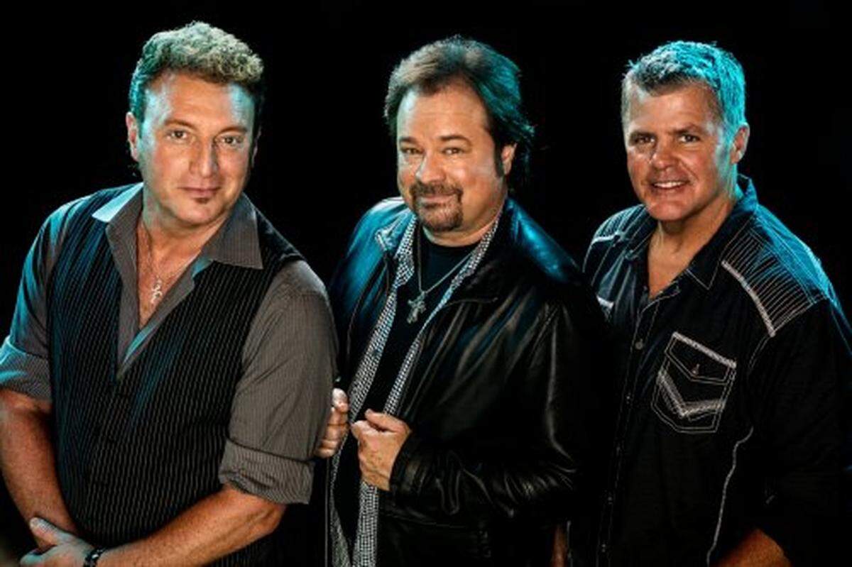 Tim Rushlow (left), Larry Stewart (middle) and Richie McDonald (right) are playing at the Arlington Music Hall on Thursday.