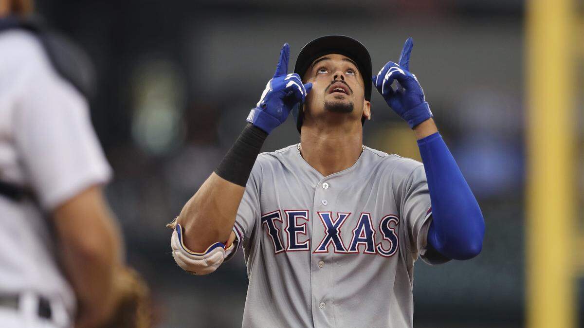 Things are looking up at first base for the Rangers, who saw Ronald Guzman hold his own this season as a rookie.