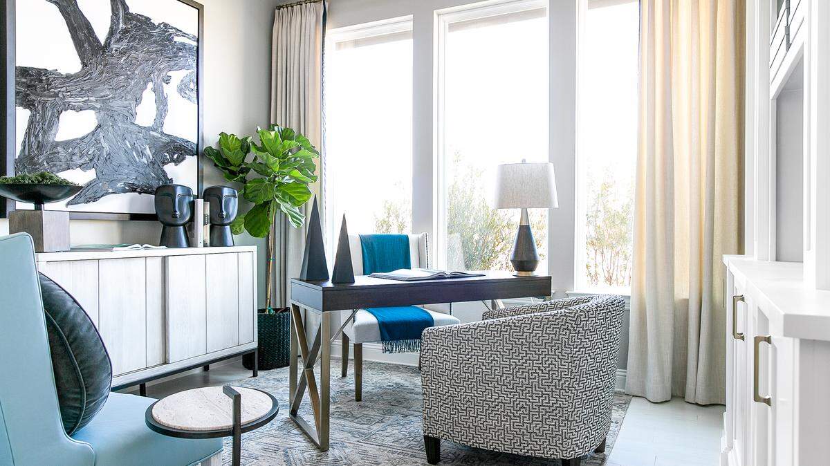 We could take a few tips from the home office from the HGTV Smart Home 2019.
