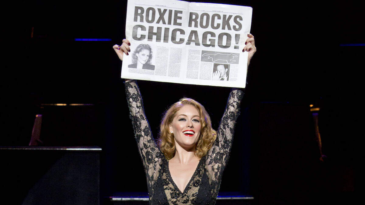 Dylis Croman star as Roxie Hart in "Chicago."  Croman grew up in North Texas and is a graduate of the Booker T. Washington High School for the Performing and Visual Arts in Dallas.
