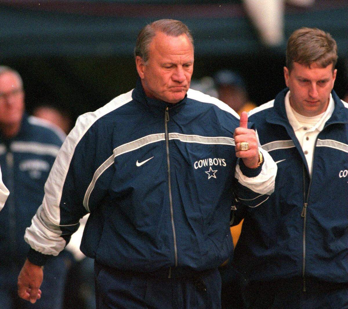 Barry Switzer replaced Jimmy Johnson and went on to win a Super Bowl en route to a 40-24 record.