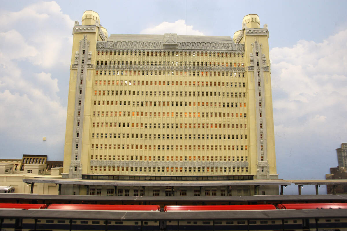 A model of the Texas and Pacific passenger station in Fort Worth is just one of the many vignette details inside The Texas Western Model Railroad Club's 4400 square foot facility filled with model railroads, cities and landscapes that stretch from Houston to Pueblo, Colorado photographed on November 14, 2007 in Fort Worth. The club is inviting the public to tour the facility during the month of November.