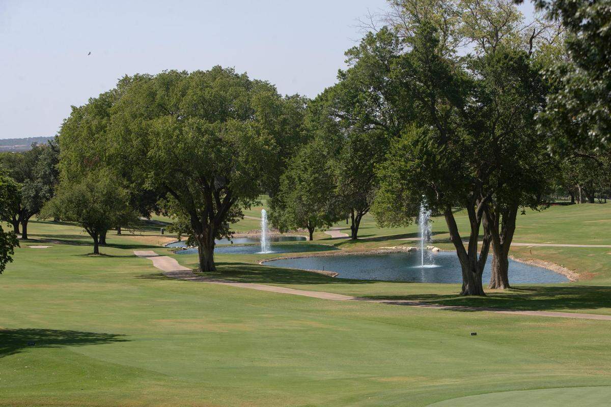 The golf course at Ridglea Country Club in Fort Worth, Texas, on Saturday, July 23, 2022.