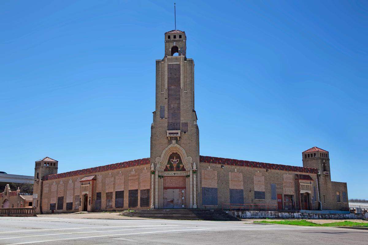 The Public Market building is a Texas Historic Landmark on the National Register of Historic Places and was given a “Historical Site Endangered” designation by the city on Sept. 13.