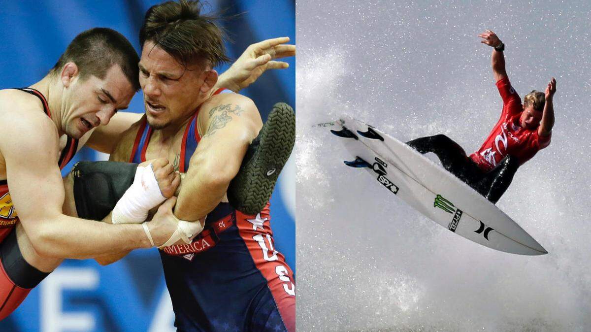 The U.S. Olympic trials for wrestling are on going at Dickies Arena in Fort Worth. Wrestling remains an Olympic staple while odd sports, such as surfing, are being added to the Olympics’ future schedule.