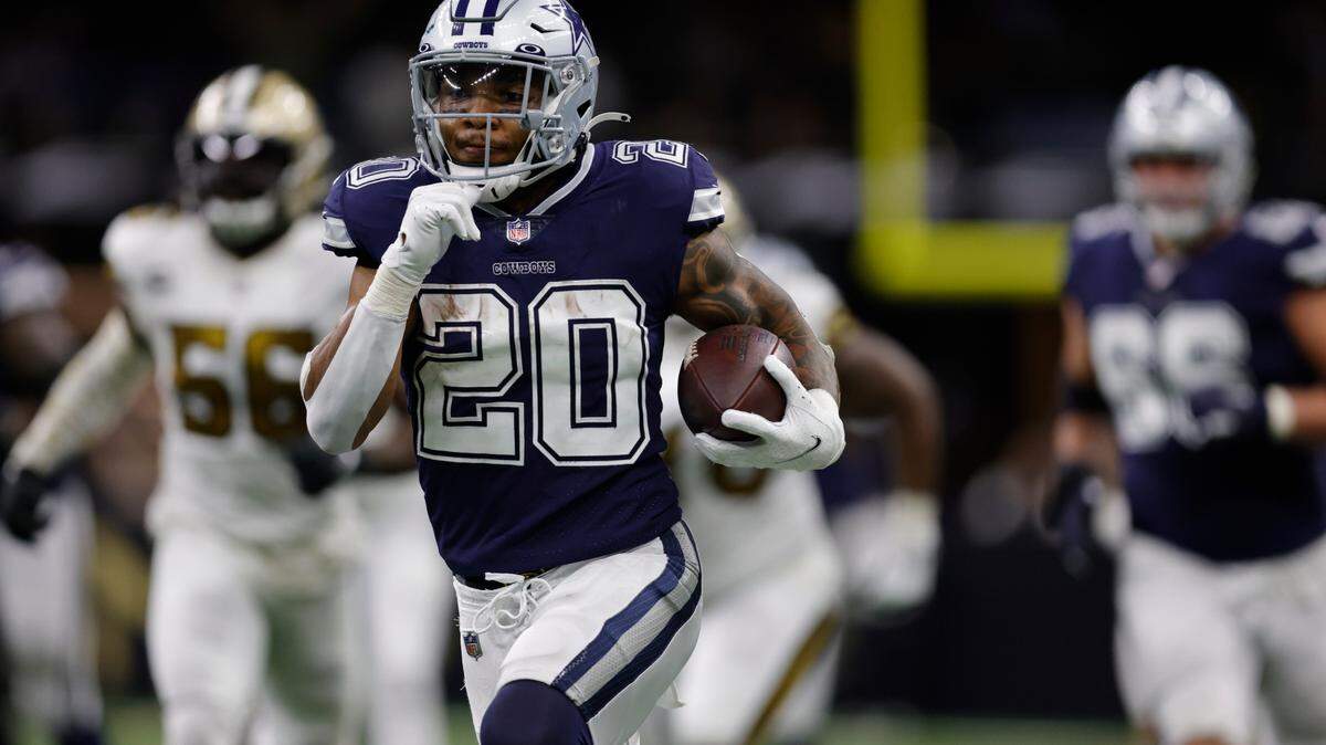 Dallas Cowboys running back Tony Pollard scored on a 58-yard run late in the third quarter of the Cowboys’ 27-17 win over the New Orleans Saints Thursday. It’s the longest scoring run for the Cowboys since 2016.