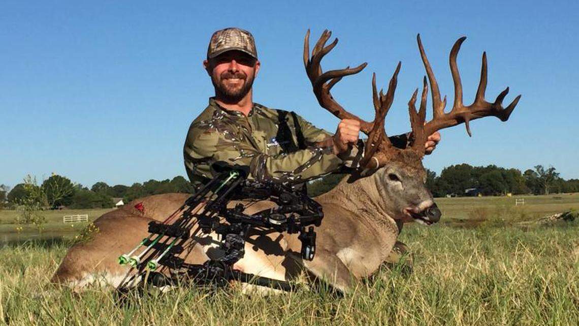 Travis D. Johnson pleaded guilty to hunting after dark, tainting his 278-point prize.