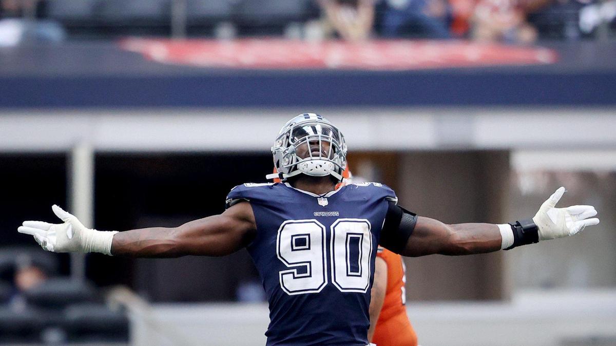 Defensive end DeMarcus Lawrence is one of 11 players in the locker room who were born when the Cowboys last won a road playoff game in 1992.