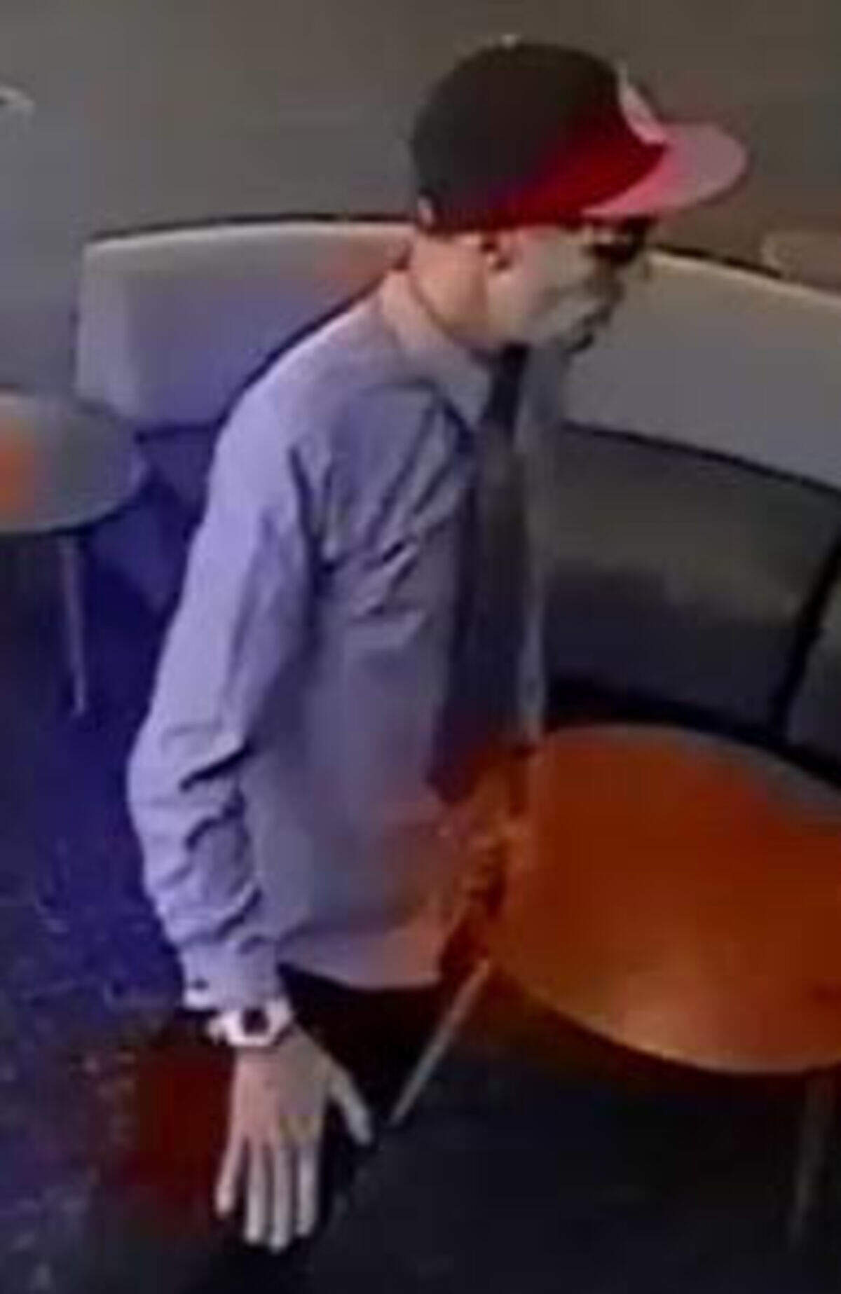Side profile of suspected Fort Worth bank robber. FBI Dallas requested the public's assistance to identify the man.