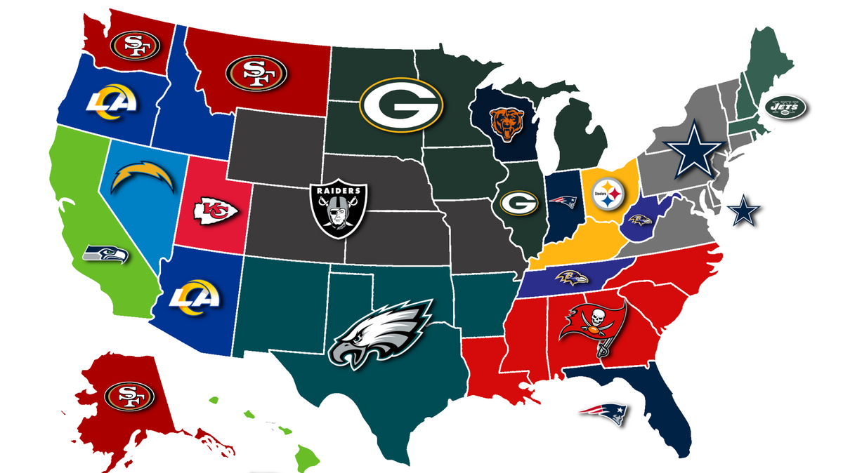 According to a study by Betonline.ag, which geo-tracked posts on Twitter from the start of the preseason through Sunday night of Week 6, the Dallas Cowboys are the “most hated team.” The study analyzed more than 400,000 tweets with negative phrases such as “Cowboys suck” and “I hate the Patriots.” Tweets with a little more “colorful” language were also included in the calculation.