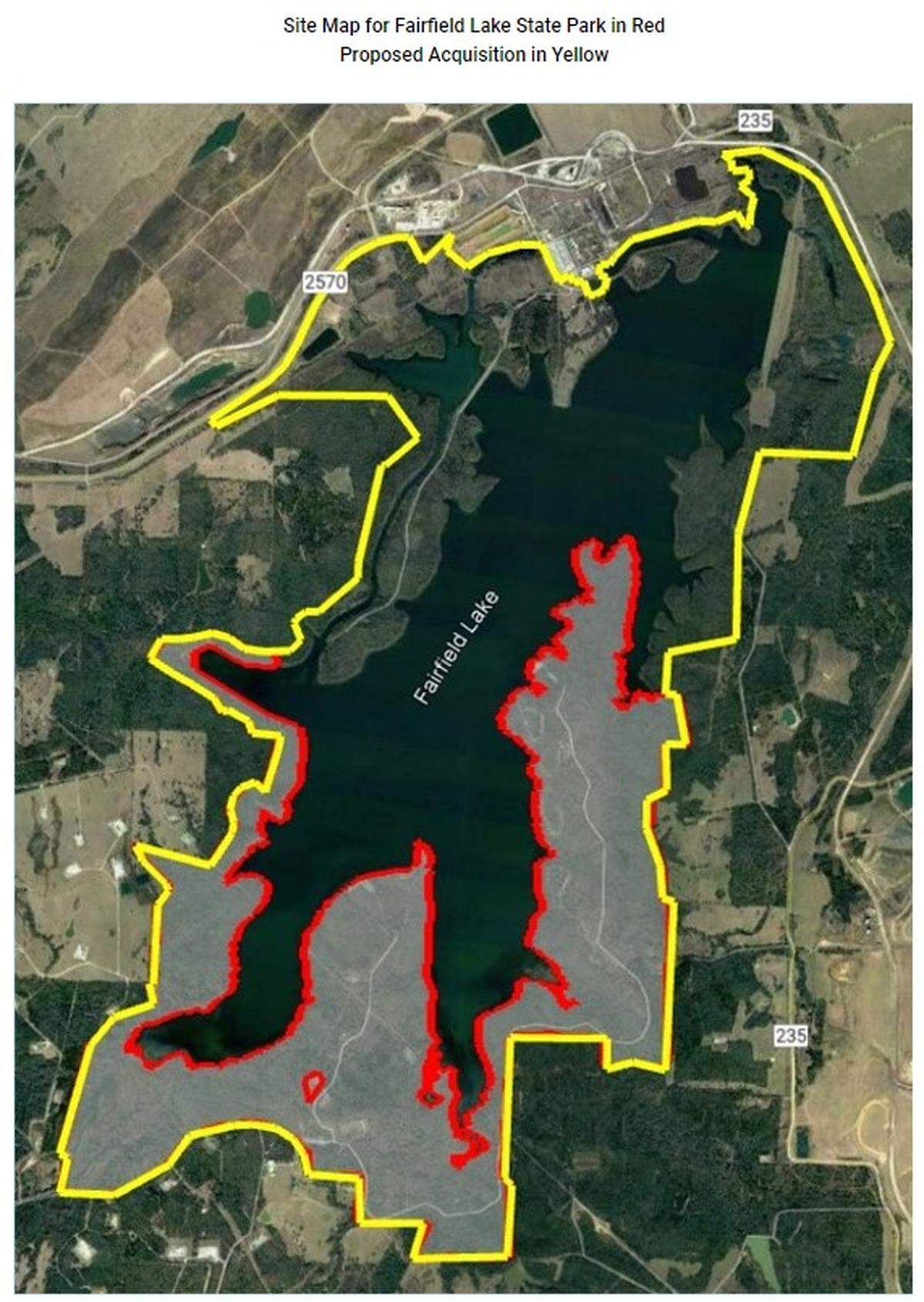 The Texas Parks and Wildlife Commission will hold a special meeting on June 10 to discuss using eminent domain to acquire Fairfield Lake State Park and the surrounding land. The property is currently slated to be purchased by a Dallas-based developer.
