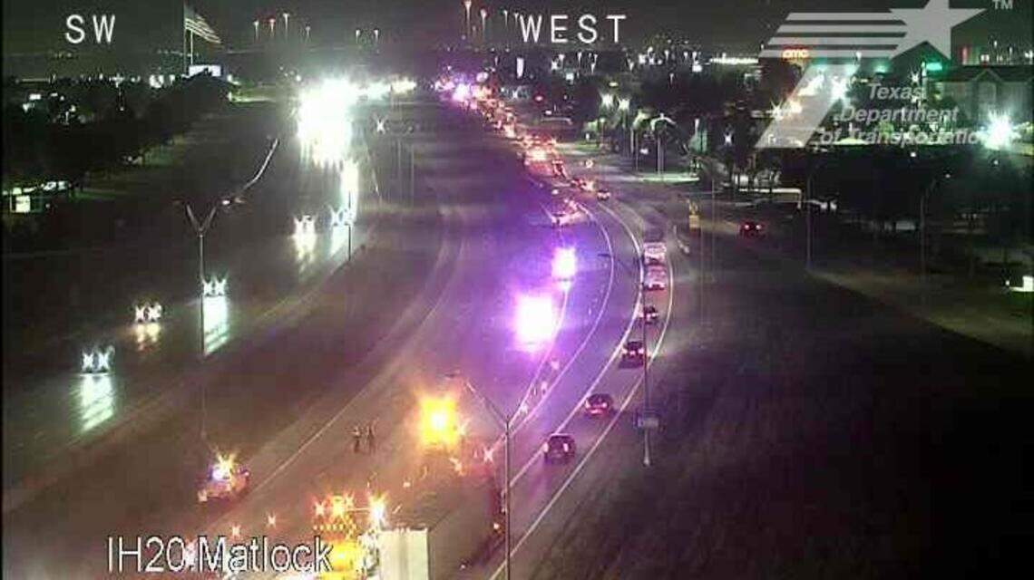 Woman killed by 18-wheeler on I-20 after domestic disturbance at Arlington motel