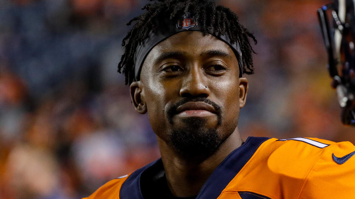 Former NFL player Marquette King, shown in 2018 with the Denver Broncos, is punting in the XFL with the Arlington Renegades.
