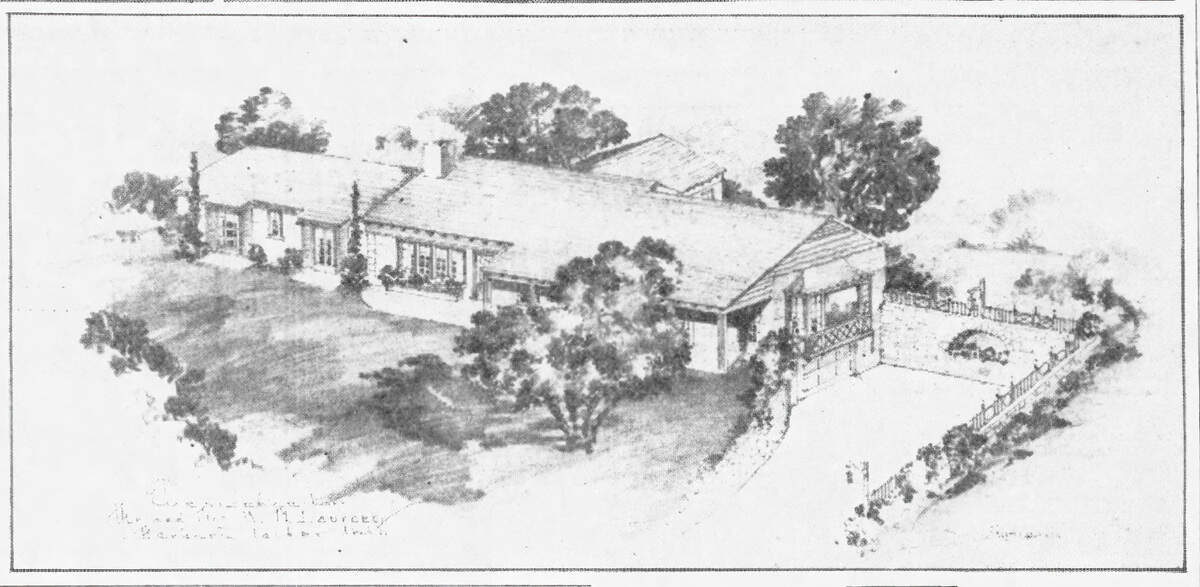 Barbara Friedman’s design for the Marjorie and William M. Lourcey House at 2410 Jacksboro Highway was completed in 1938. It no longer stands.