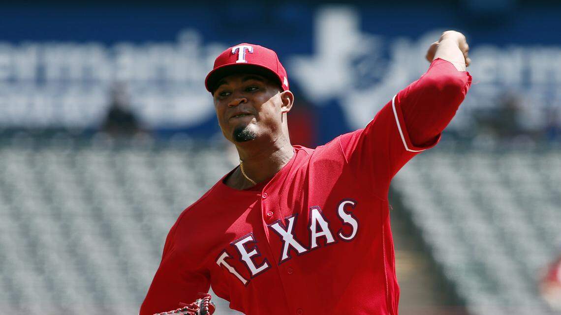 Yohander Mendez allowed eight runs (seven earned) in 3 2/3 innings Wednesday as the Rangers lost 9-3 to the Tampa Bay Rays.