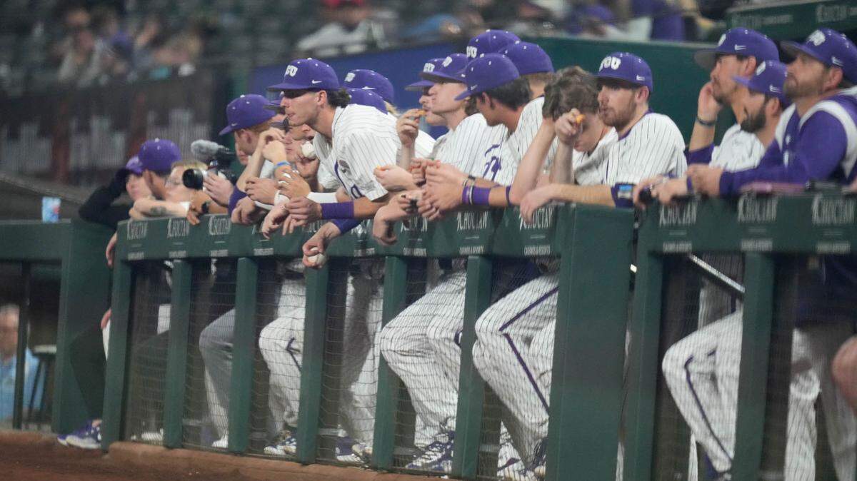 TCU will face Arizona in the opening game of the NCAA tournament on Friday in Fayetteville, Ark.