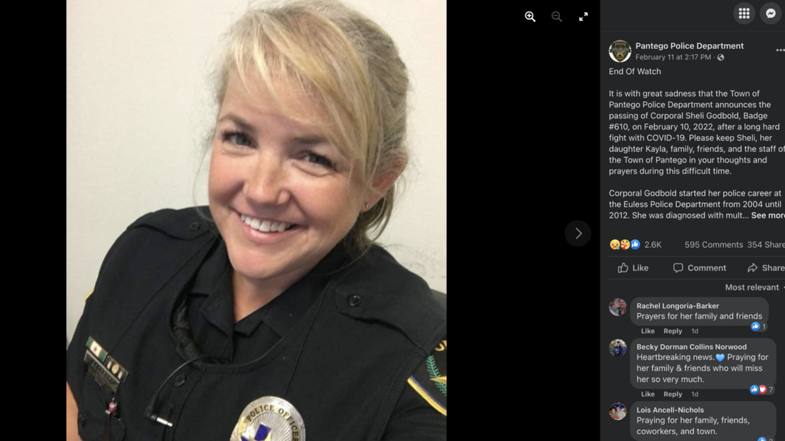 Pantego detective with nearly 20 years of North Texas service dies of COVID-19