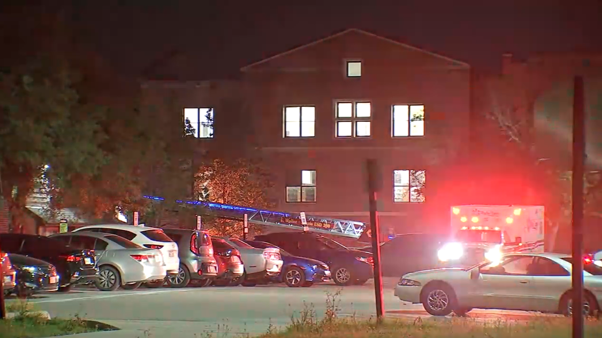 Three students and an officer were injured when a Texas dorm building caught fire, officials say.