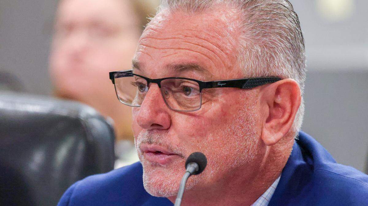 Current Fort Worth ISD Superintendent Peter Licata spoke at a meeting in Fort Lauderdale, Florida in this 2024 archive photo.
