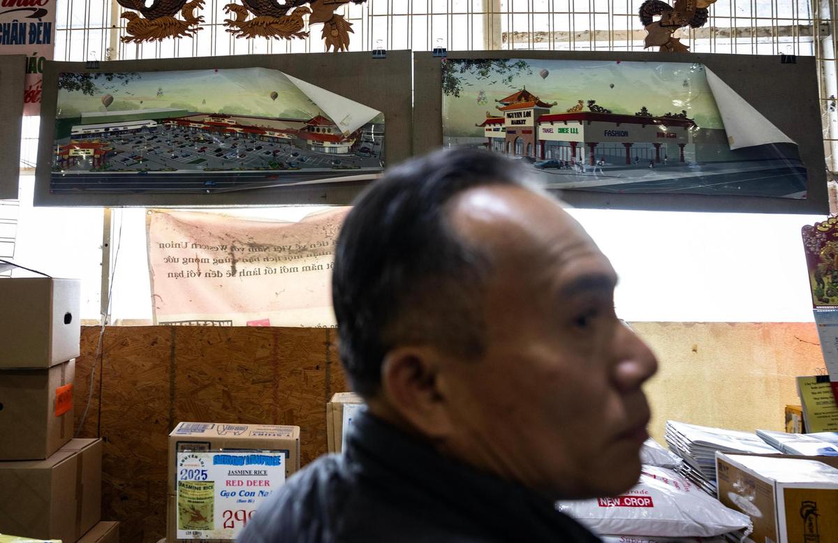 David Dang’s plans for expanding his supermarket and shopping center hit a dead end the announcement of H Mart coming to Haltom City.