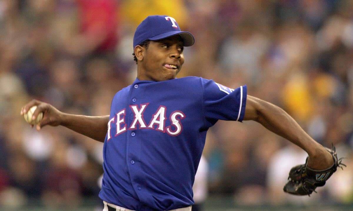 Texas Rangers starting pitcher Pat Mahomes pitched for the franchise for one season, in 2001. He pitched 11 seasons in the big leagues and won 42 games.