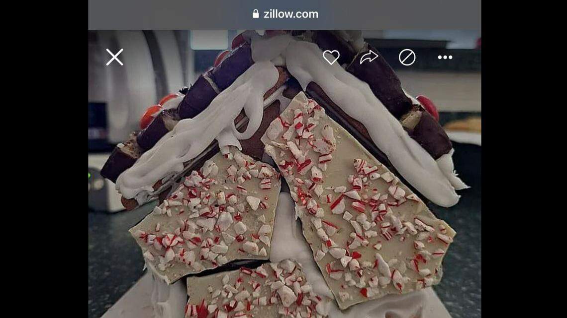 The exterior of the whimsical home certainly carries a distinct delicious appeal