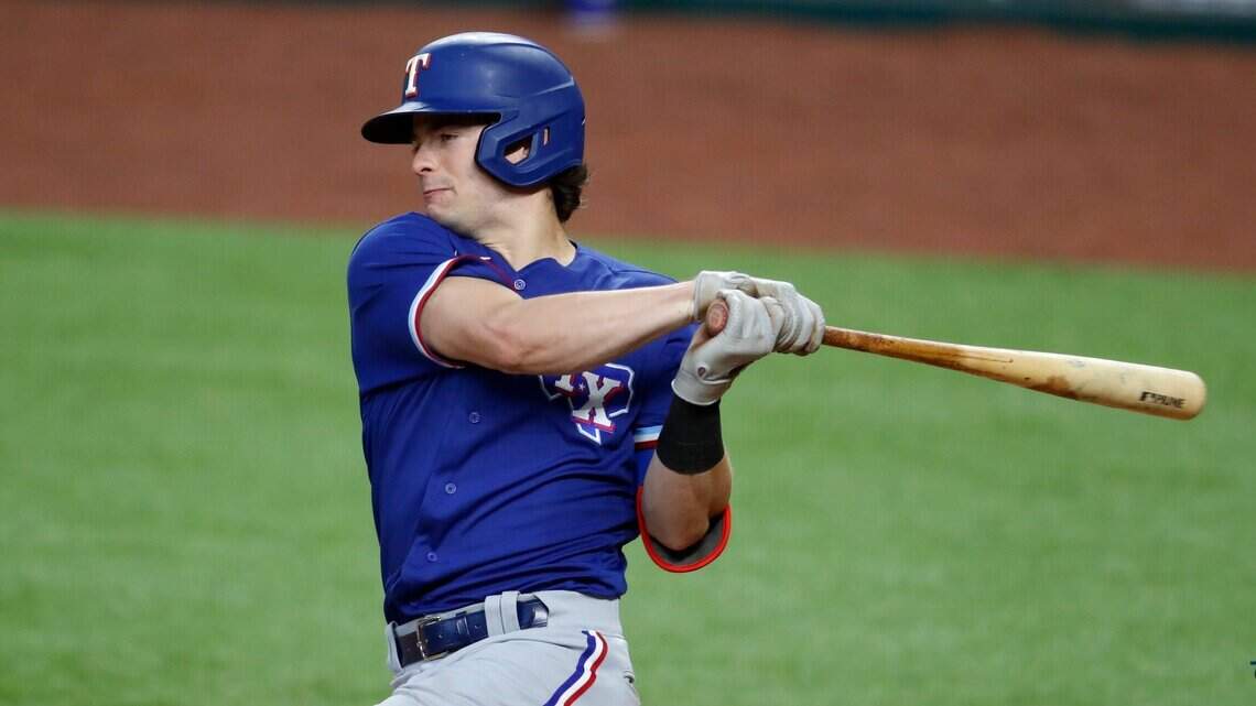 Rangers’ Solak rounds bases when Angels’ OF botches catch | Fort Worth ...