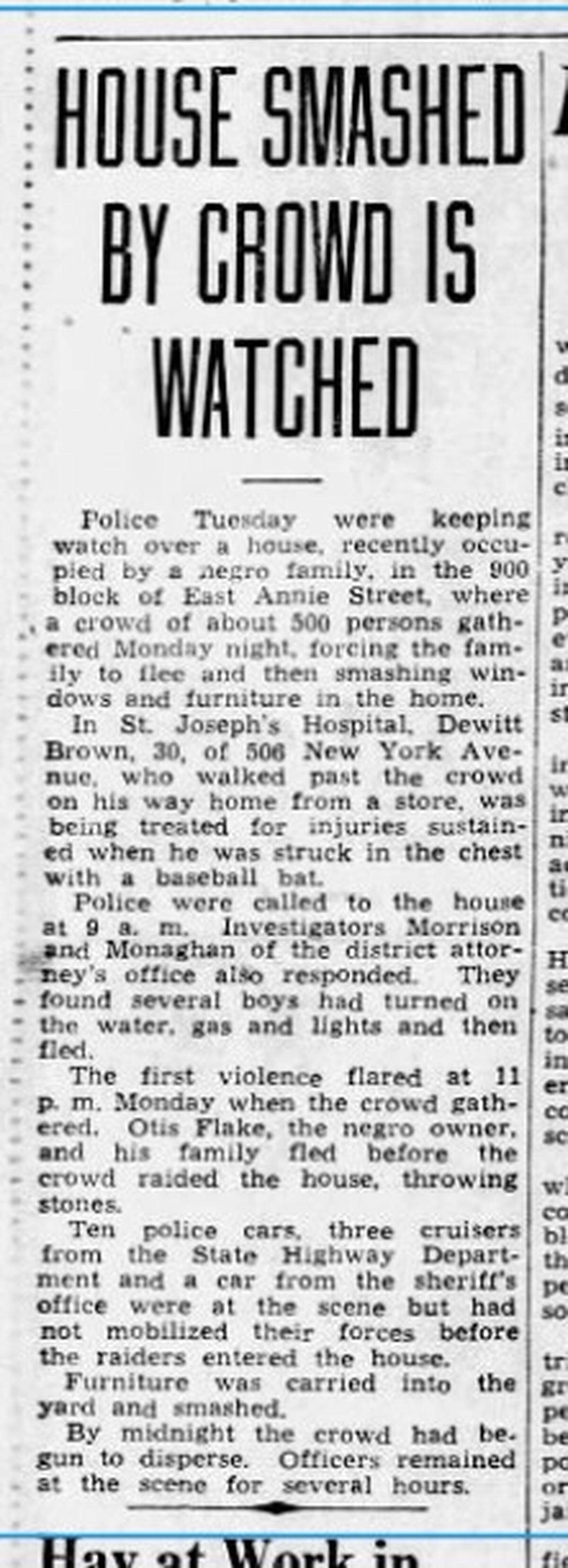 In 1939, Opal Lee’s family fled their home as a white mob smashed and burned their possessions.