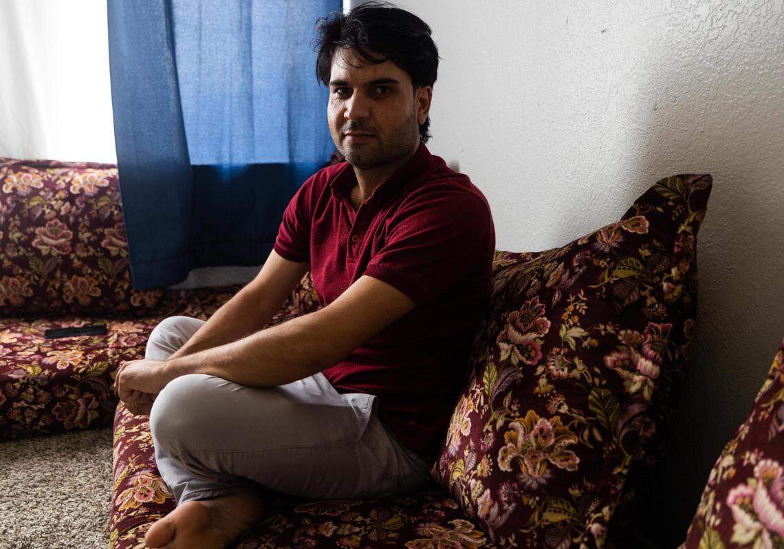 Basir Khan served alongside U.S. troops as a combat interpreter, applied for a special immigrant visa in 2015.