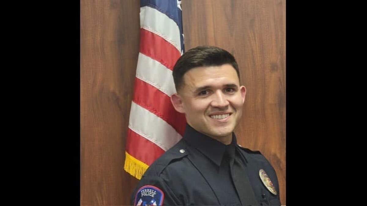 Terrell police Officer Jacob Candanoza, 28, was killed in a shooting in the line of duty on Sunday night, Dec. 8, 2024.