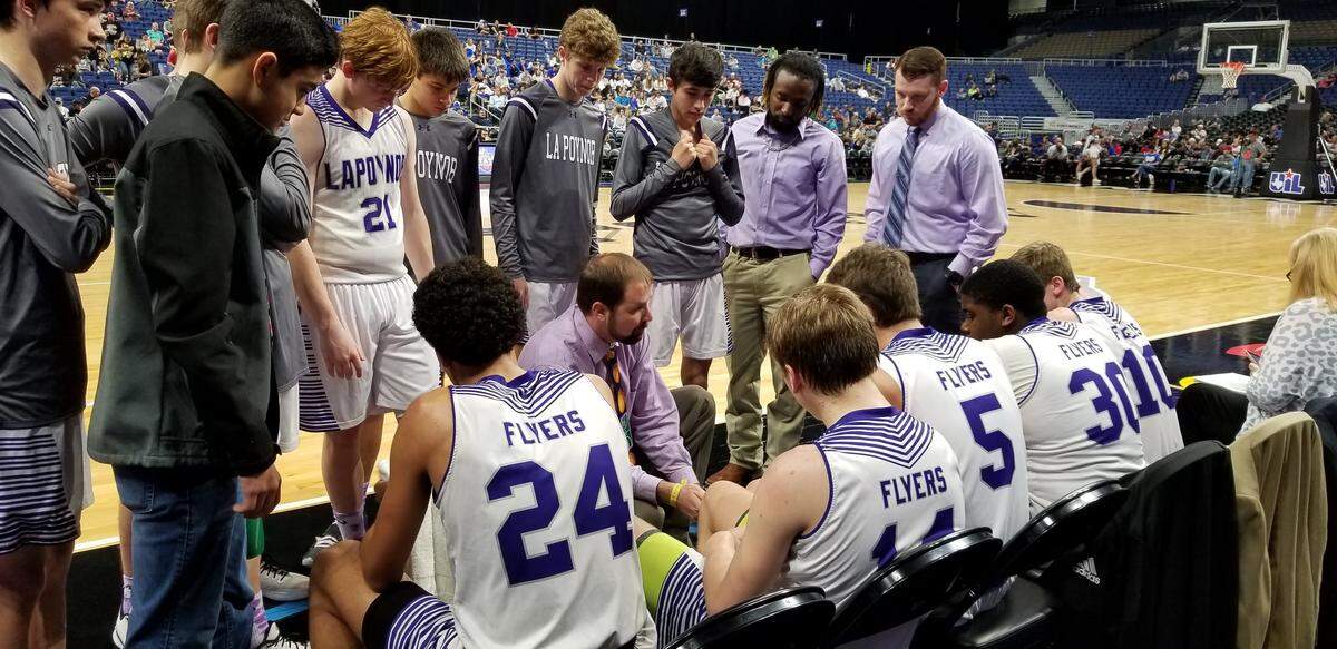 The LaPoynor Flyers are off to the Class 1A state championship game after beating Nazareth in the semifinals, Thursday March 12, 2020.