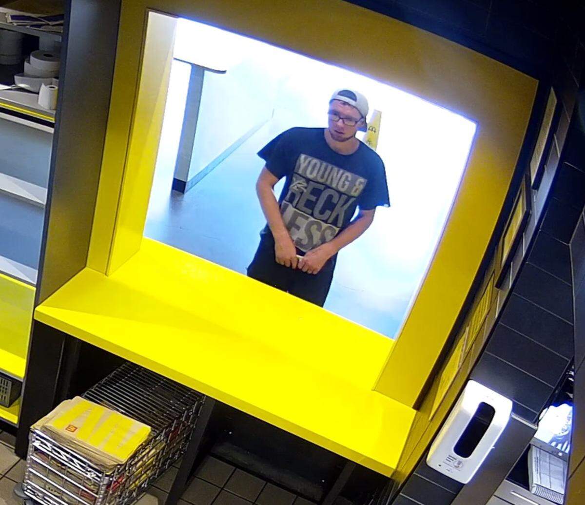 White Settlement police are searching for 33-year-old Adam John Goras III, who they say rammed an officer’s vehicle during a chase on Sunday, Sept. 22, 2024.