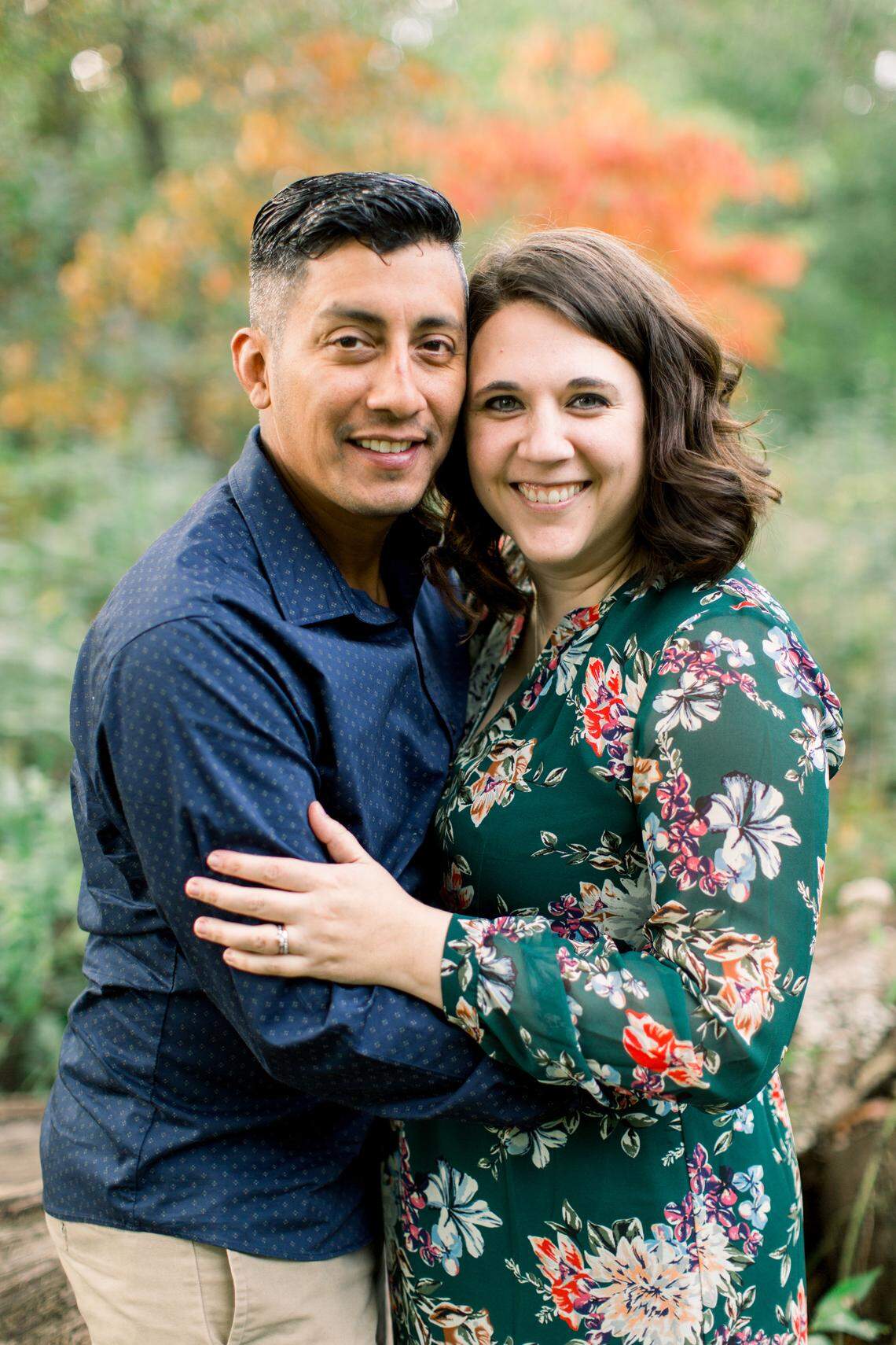 April Heck Avila and her husband, Aurelio. Avila says she was molested by her youth pastor when she was a teenager.