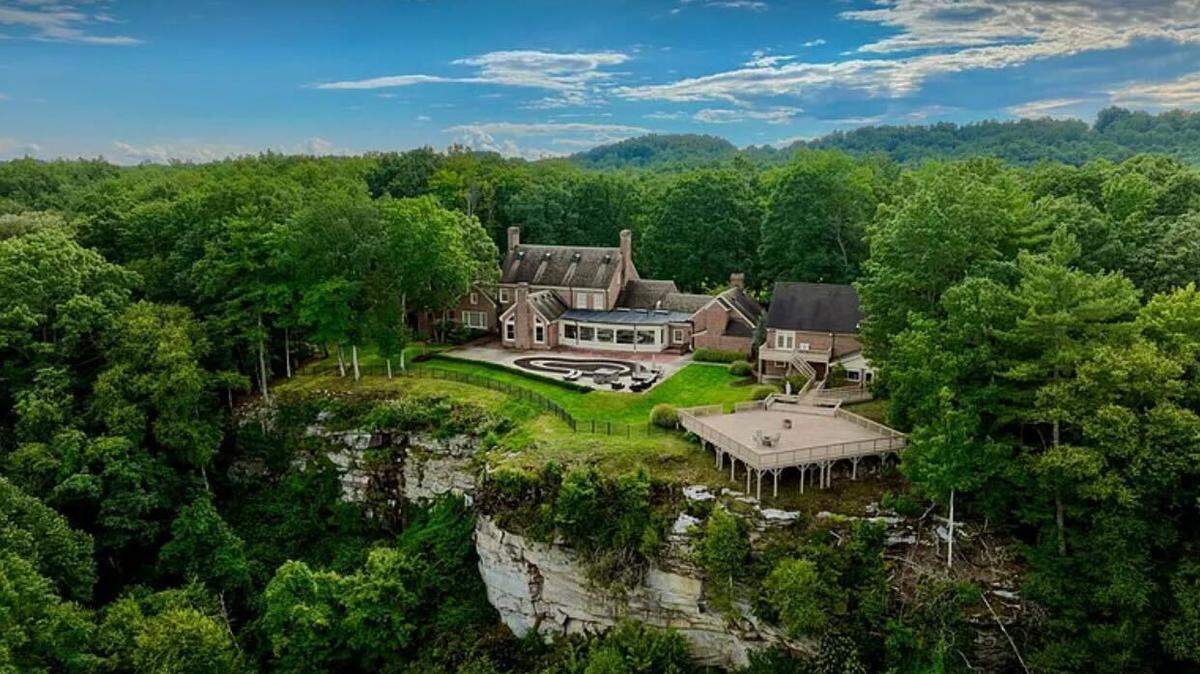 The house has remarkable views.