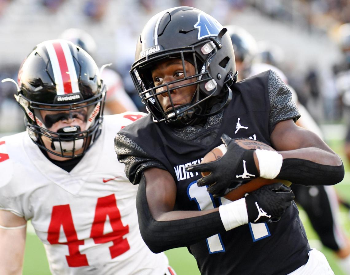 North Crowley’s Cornelius Warren rushed for over 160 yards and totaled over 200 yards offense in the Panthers’ upset win over Lovejoy.