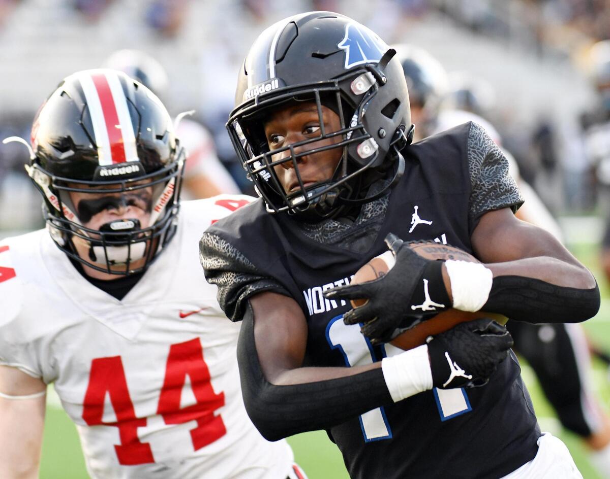 North Crowley’s Cornelius Warren rushed for over 160 yards and totaled over 200 yards offense in the Panthers’ upset win over Lovejoy.