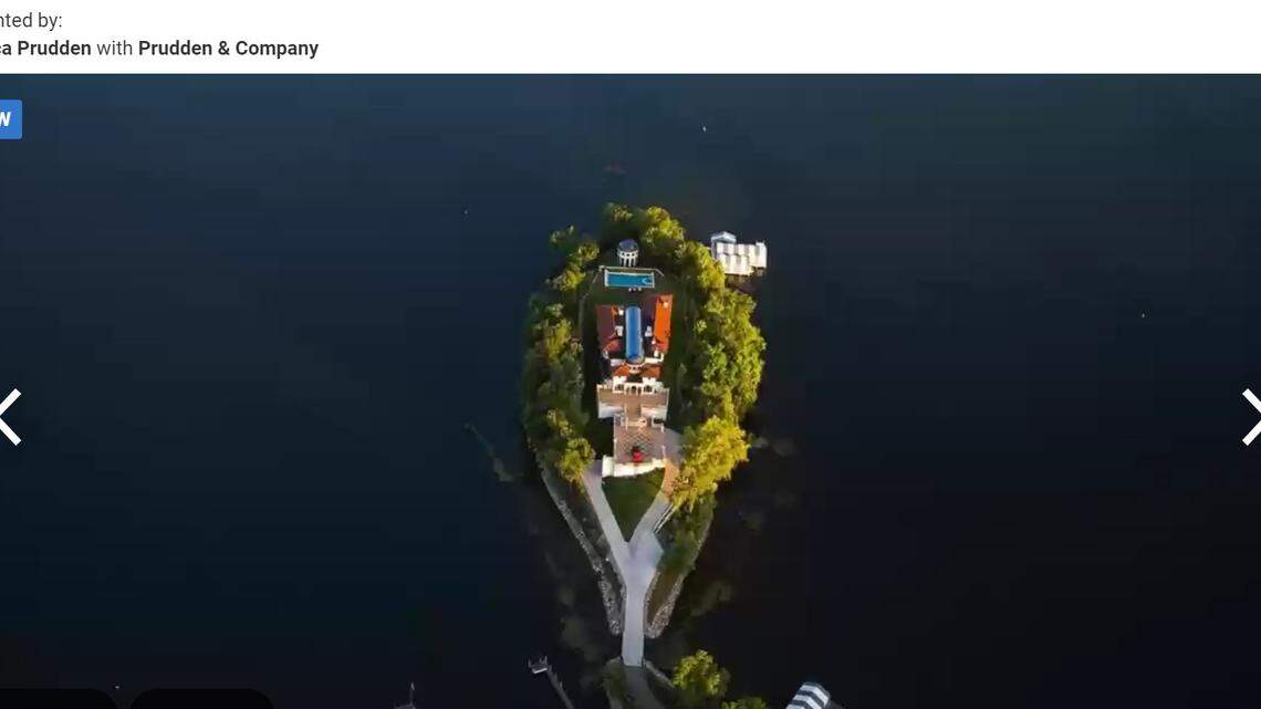 The Windermere rests on a 1.37-acre private island.