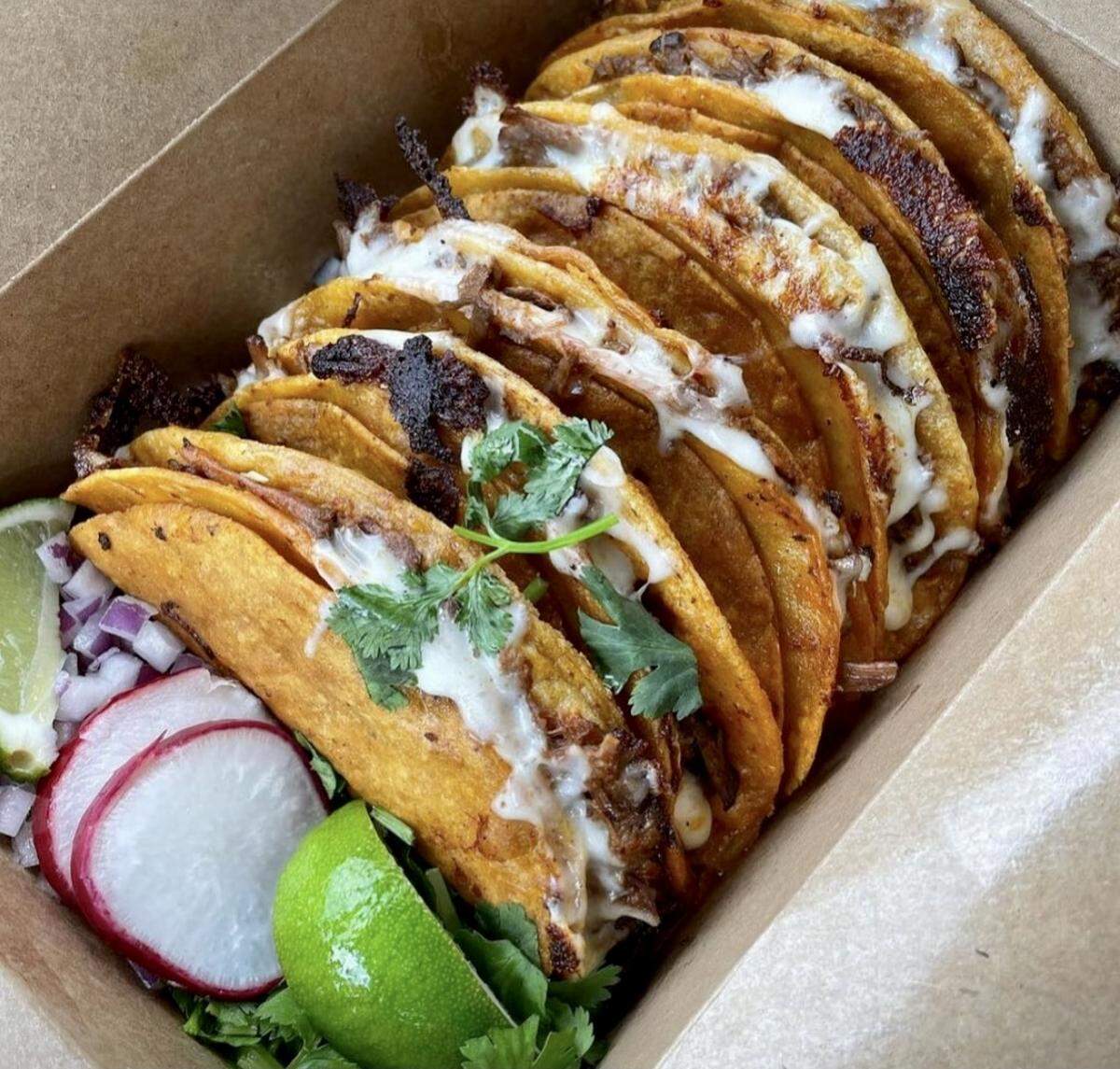Calisience, a California-Jalisco taco truck in Fort Worth. is known for birria tacos and ramen.