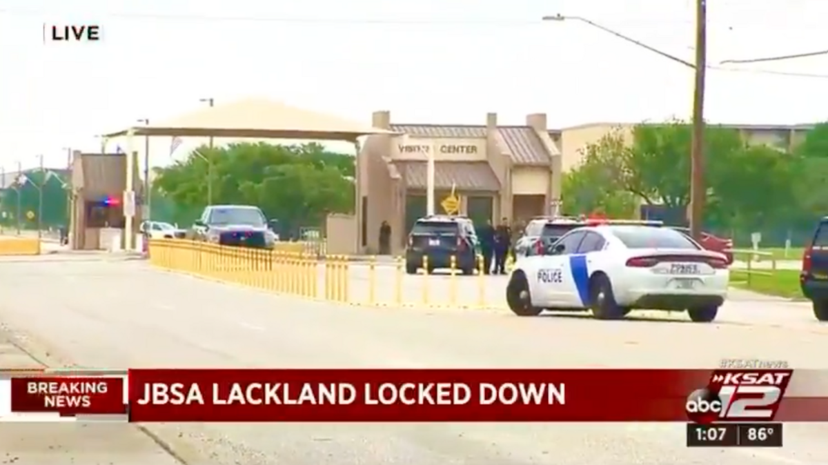 Joint Base San Antonio said Wednesday afternoon there is an active shooter on base.