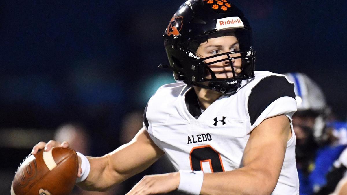 Aledo quarterback Hauss Hejny and the Bearcats face off with Denton Ryan in Week 9. Special/Bob Haynes