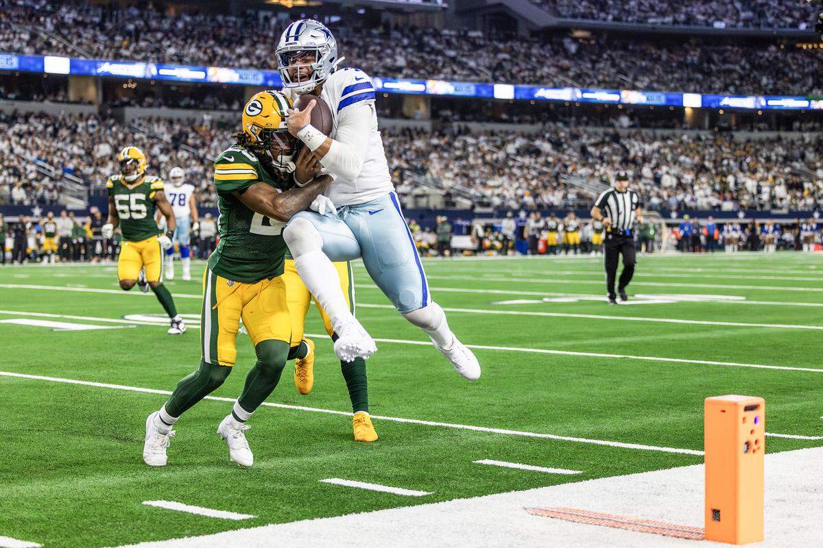 Cowboys quarterback Dak Prescott is the highest-paid player in the NFL, something team owner Jerry Jones frequently brings up.