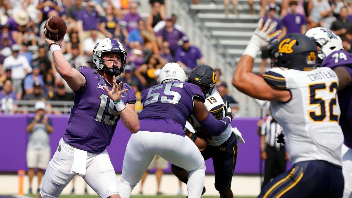TCU quarterback Max Duggan struggled while trying to connect with receivers on deep passes in Saturday’s victory over Cal, but is confident they can hit them as the season continues.